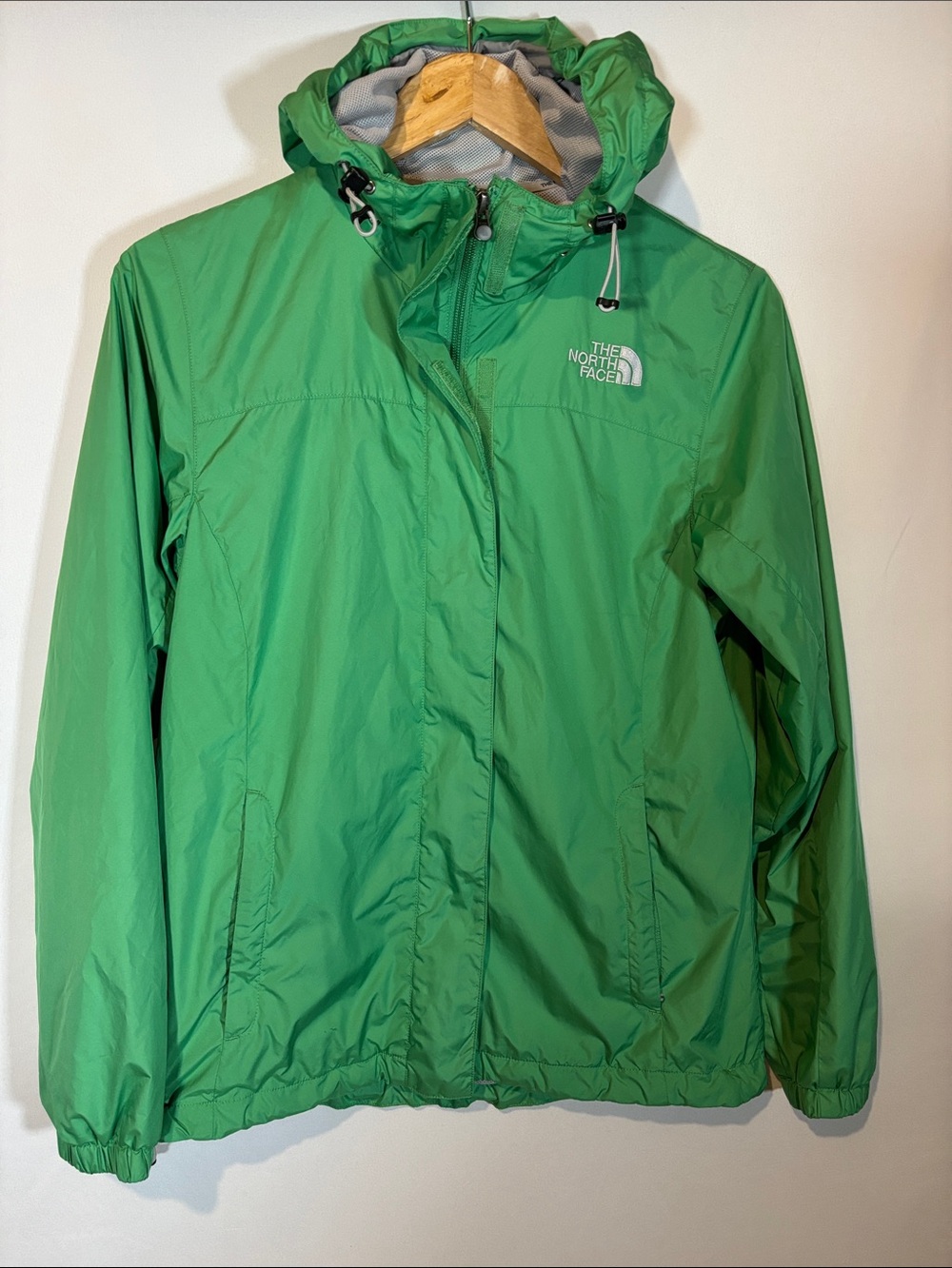 The North Face Green Hooded Shell Jacket